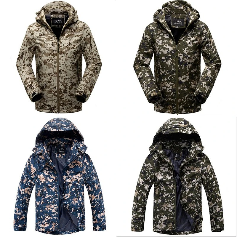 

Spring Autumn Man Camouflage Jacket Men Waterproof Windproof Coat Mountaineering Suit Climbing Winter Outwear large Size