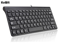 Ultra thin Quiet 78Keys Keyboard Mini Multimedia USB Keyboard For Laptop PC Macbook