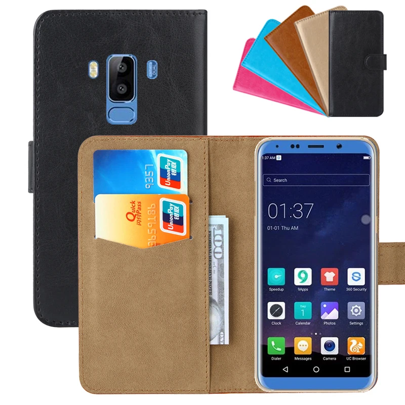 Luxury Wallet Case For Bluboo S8 PU Leather Retro Flip Cover Magnetic Fashion Cases Strap