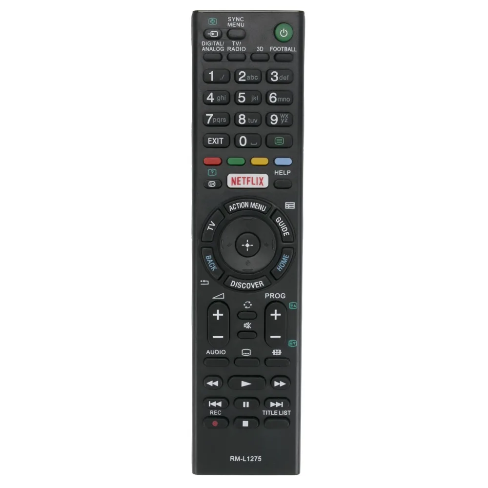 New RM-L1275 Replaced Remote Control fit for Sony TV RMT-TX100D RMT-TX100B RMT-TX200U RMT-TX102U