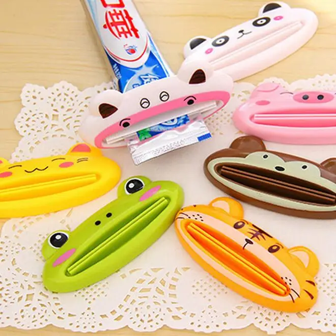 

Cute Animal multifunction Bathroom Tube Dispenser / toothpaste squeezer ss1724