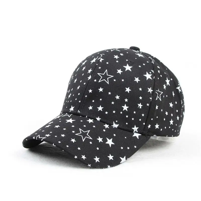 2021 four seasons Cotton Star Print Casquette Baseball Cap Adjustable Snapback Hats for Men and Women 169