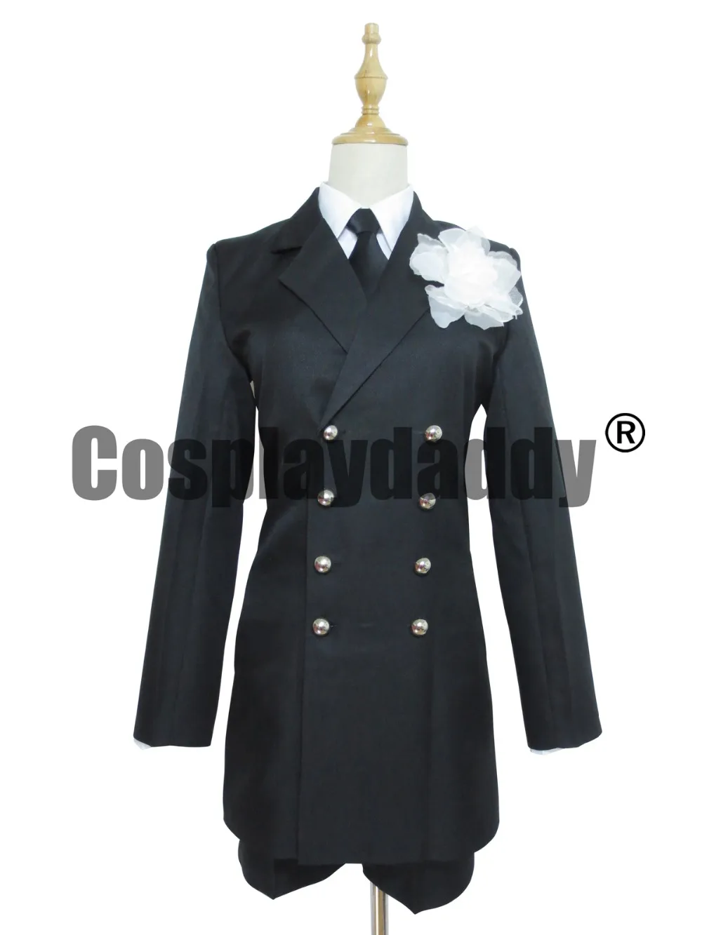 

Black Butler Kuroshitsuji Ciel Phantomhive Black Funeral Cosplay Costume