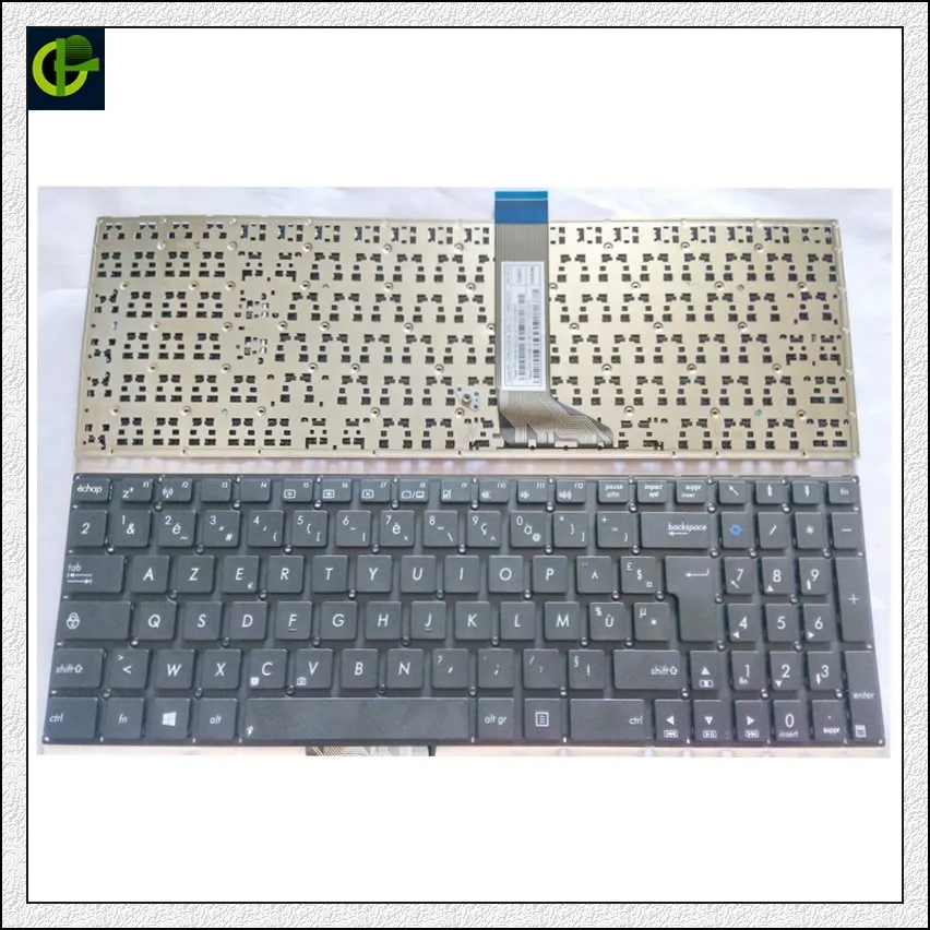 Французская клавиатура для ASUS D550 D550C D550CA D550M D550MA D550MAV, черная Французская клавиатура AZERTY