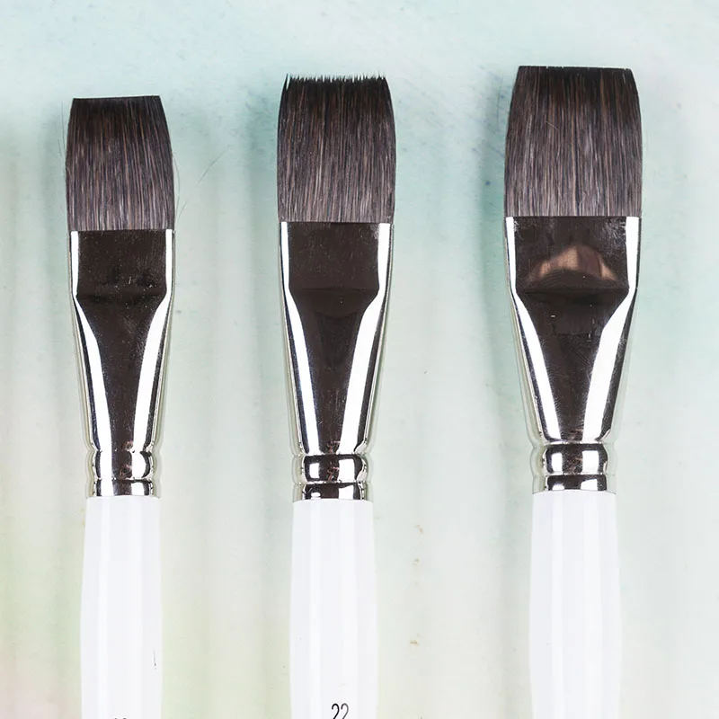 ArtSecret 1PC 25FSQ Hohe Qualität Eichhörnchen Haar Lange Holzgriff Messing Ferrule Aquarell Kunst Liefert Künstler Pinsel – Detail 4
