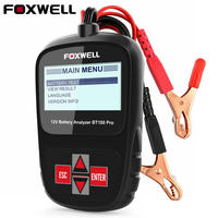 Foxwell BT100 Pro 12V Car Battery Tester 100-1100 CCA 30-200 AH Battery Tester Analyzer Voltage Battery Charger Diagnostic Tools