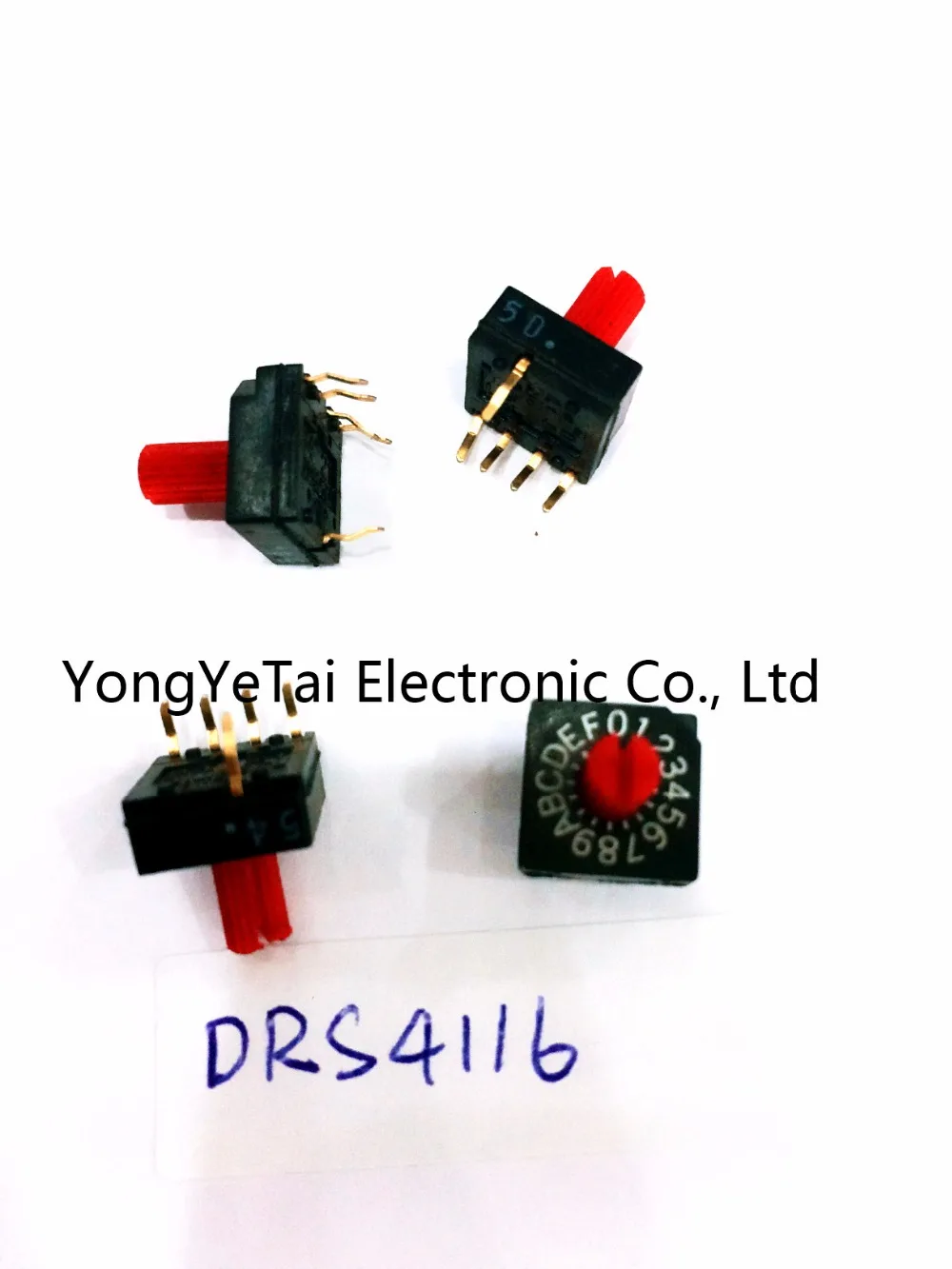 

YYT 5PCS 0-F/16-bit 8421C Rotary DIP Switch Encoding Switch DRS4116 Counter-code