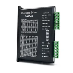 DM542 Stepper Motor Controller For 57 86 Series 2-phase Stepper Motor Driver 18-48 VDC Nema17 Nema23