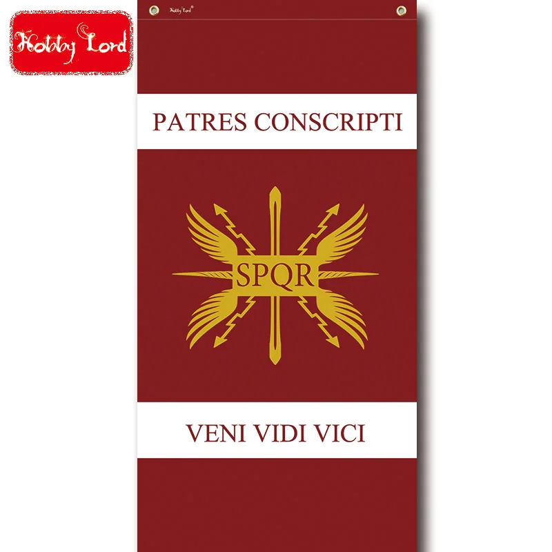 

HobbyLord Rome SPQR war banners flag room decoration decor banners cosplay flag props 60*120cm