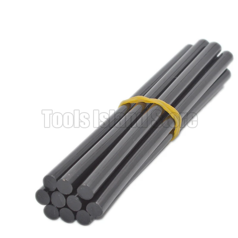 10pcs/lot 7mm*190mm Black Hot Melt Glue Sticks For Glue Gun Auto Repair Tools Car Dent Paintless Removal Hand DIY Repair Tool