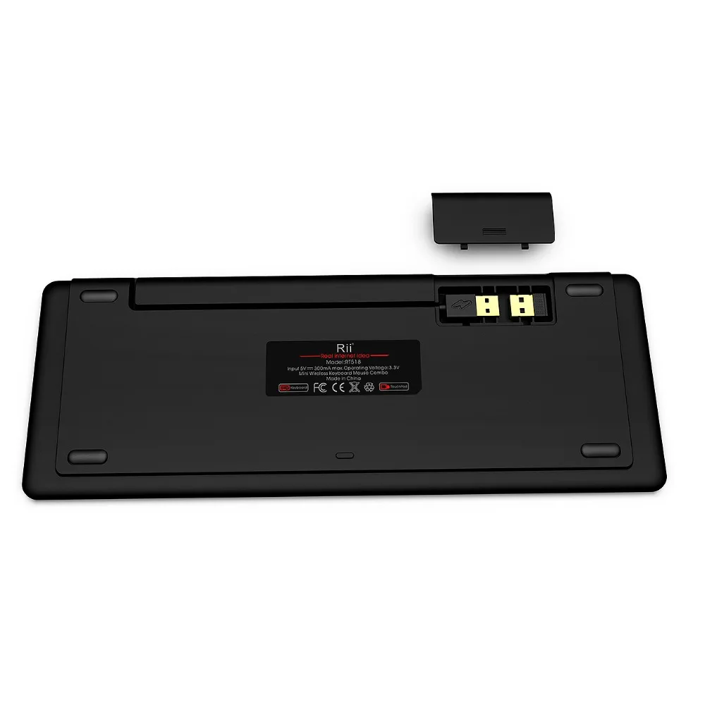 Rii-ミニワイヤレスキーボードk18,2.4ghz,マルチメディアタッチパッド,オフィス,デスクトップ,pc,コンピューター,スマートtv,htpc,iptv,androidボックス用