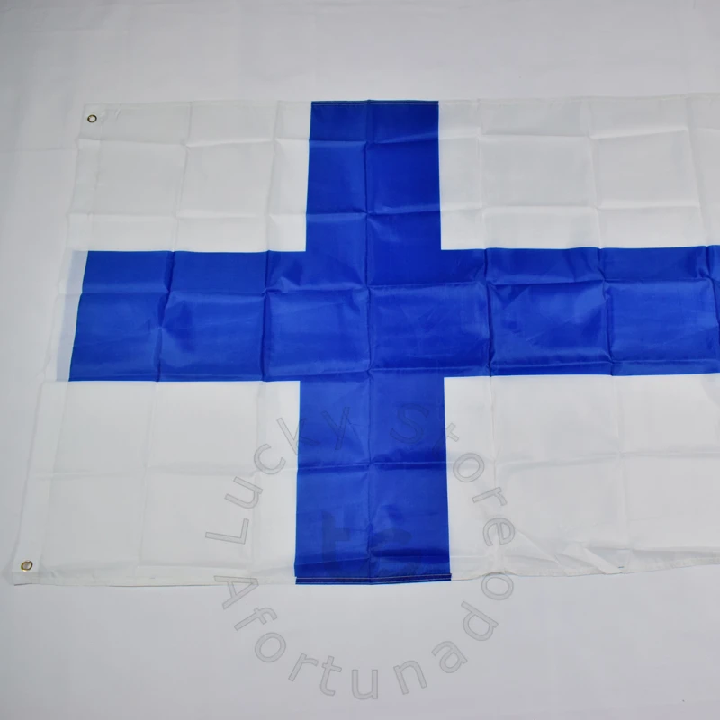 Finland 90*150cm Banner  Hanging  National flag  for meet,Parade,party.Hanging,decoration