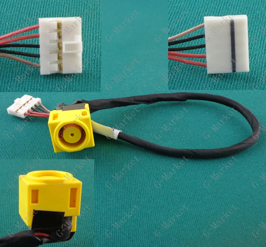 Original New DC Jack with cable For Lenovo Essential B590 DC Power Jack connector with cable