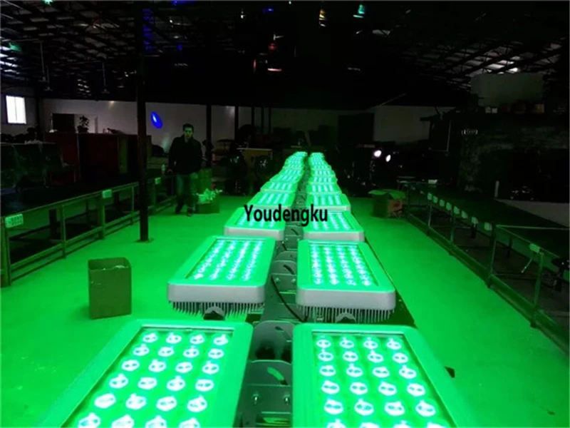 2 piece with flightcase Outdoor 72p* 15W RGBWA LED wall washer city color 5 in 1 DMX City Color blinder washer light