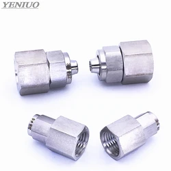Fast twist Lock nut 4mm-14mm Tube Stainless Steel SS 304 Pipe Fittings Female Threaded 1/8 1/4 3/8 1/2 M10x1 M14x1.5