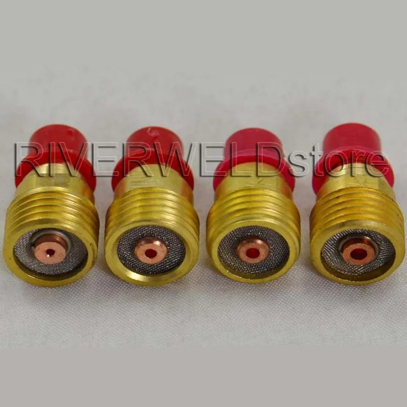 TIG Gas Lens Collet Body KIT 1.6mm 45V42 45V43 45V44 45V45 Fit TIG Welder Welding Torch SR WP24 9 20 25,4PK