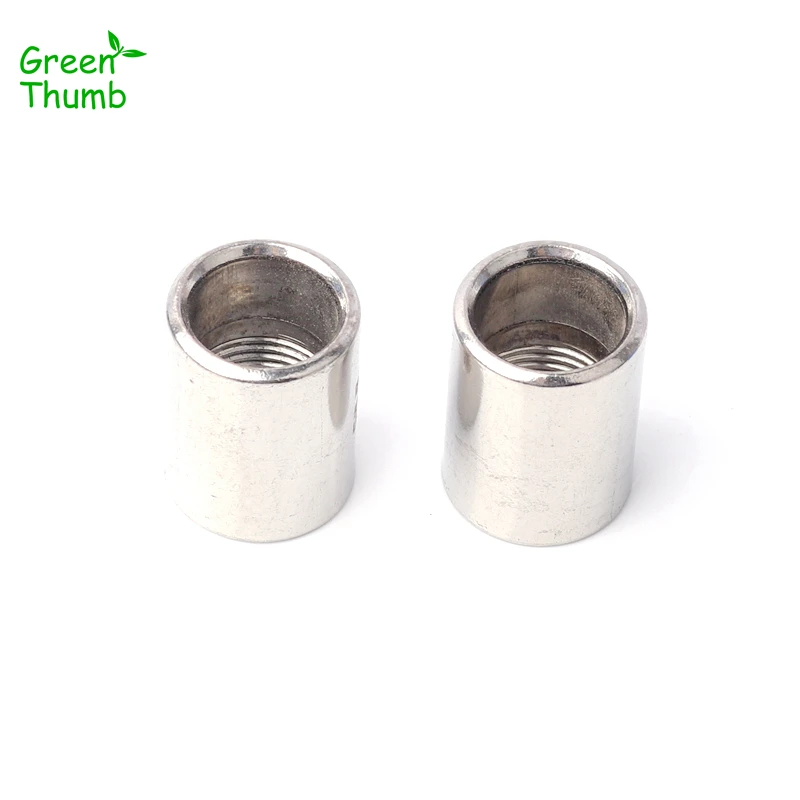 

20pcs 3/8inch Female Thread Stainless Steel Straight Connector for Spiral Nozzle Connection Metal Adapters