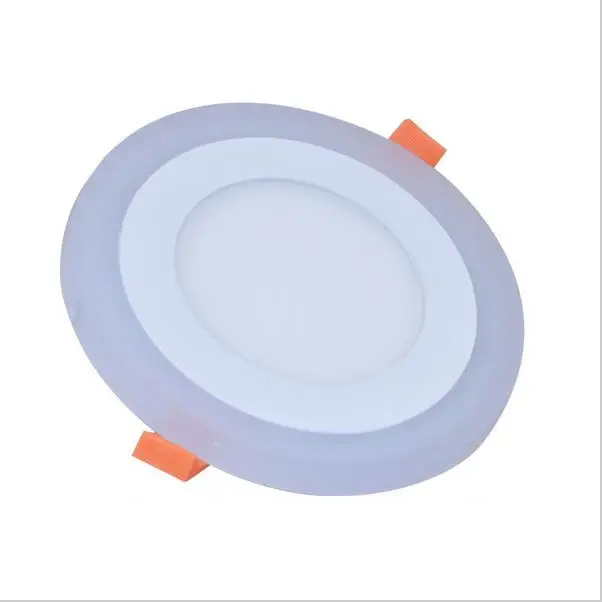 6w 12w 16w 24w round square led Ceiling Recessed panel Light Painel lamp home decoration Blue +White led panel downlight