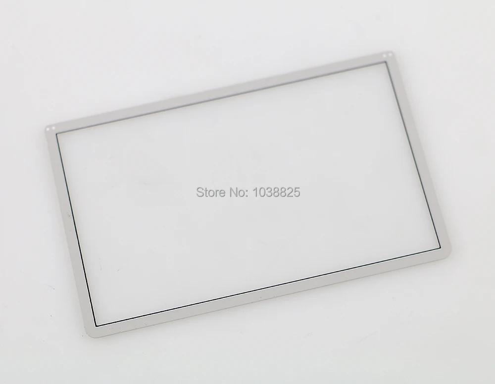 

50 шт./лот, черно-белая верхняя рамка для экрана, крышка объектива, защитная пленка для ЖК-экрана для новой консоли 3DS