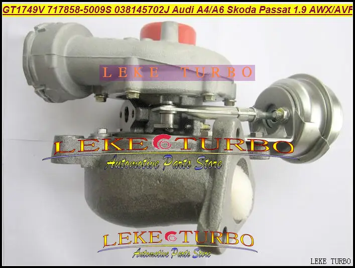 

Турбокомпрессор WW Turbo GT1749V 716215 717858-5009S 717858-5008S 717858 712077 для AUDI A4 A6, Skoda Superb, VW Passat AVF AWX 1.9L TDI