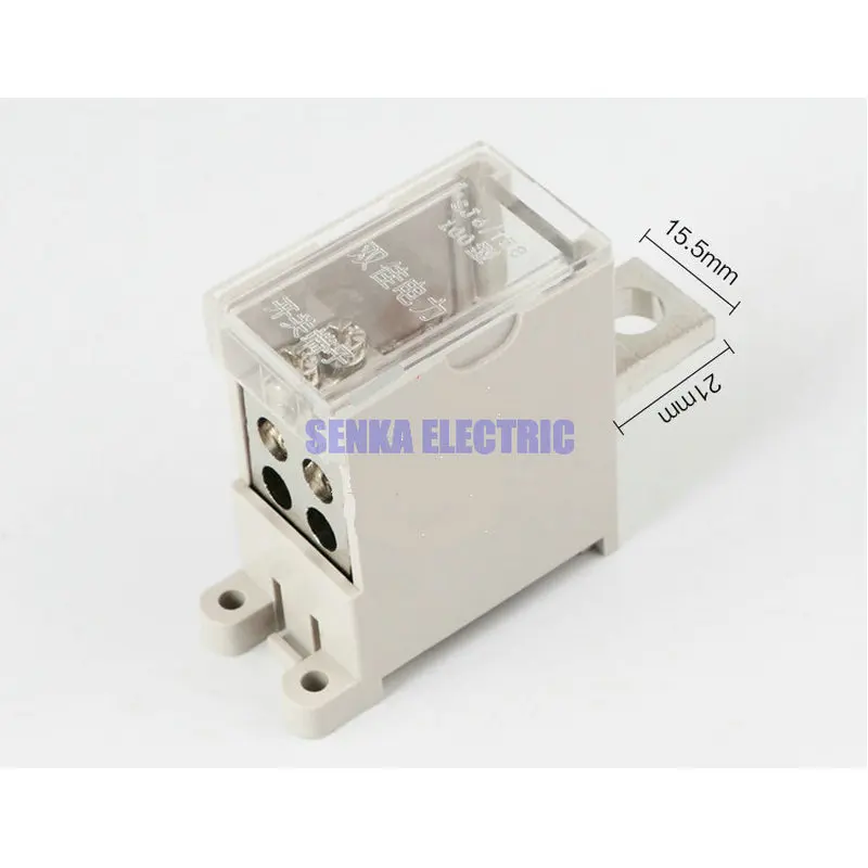 2 pcs/lot 1 to 4 Branches Circuit Breaker Switch Terminal Block for DZ47(LE) 100A