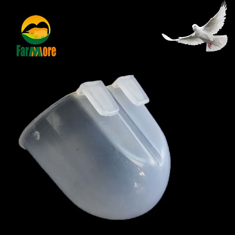 

3 Pcs Bird Waterer Plastic Quail Water Drinker Pigeon Drinking Fountain Parrot Water Bowl Supplies for Birds