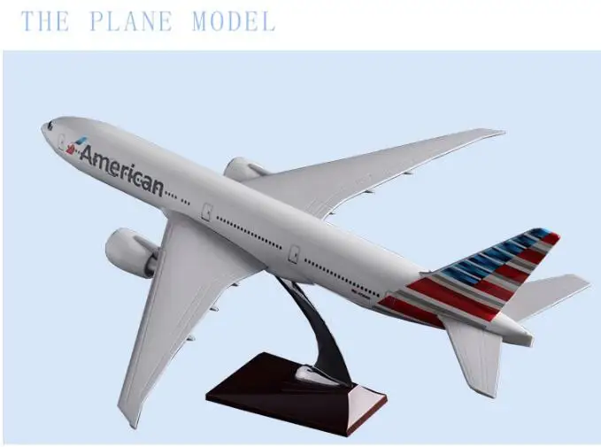 47cm Resin KLM Holland B747 Aircraft Model United States American Airlines B777 Airbus Model   Travel Gift Aircraft Model Gift