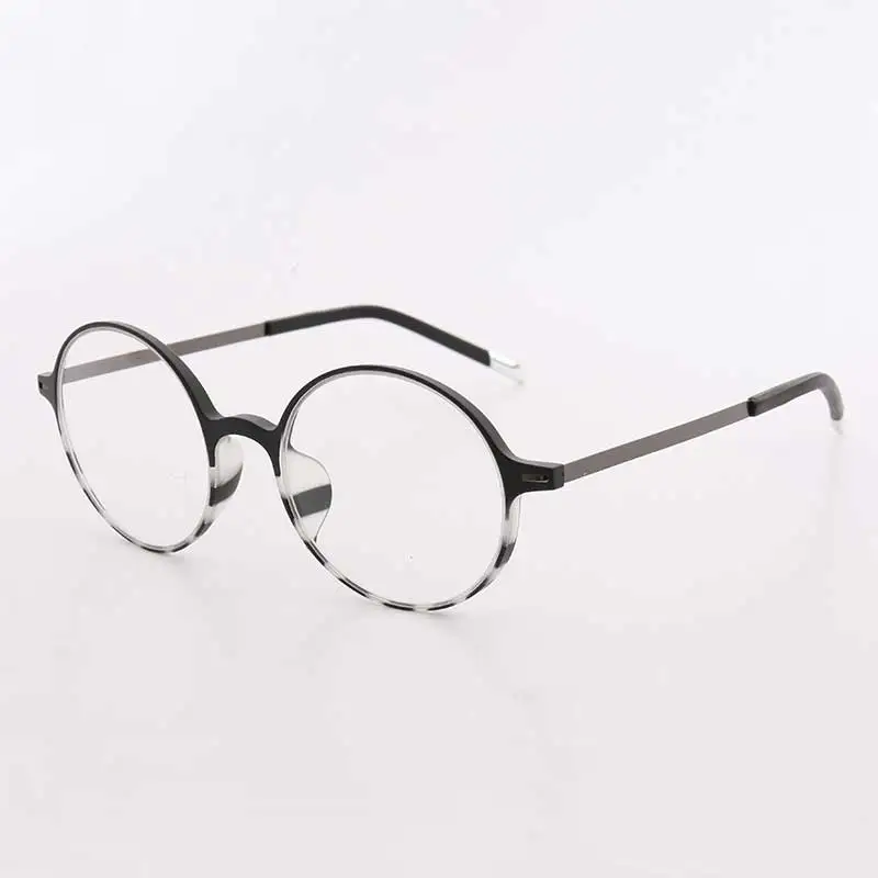 YOUTOP TR90 Round Optical eyeglasses Full rim Men Women Light Weight Glasses Prescription Frame J526