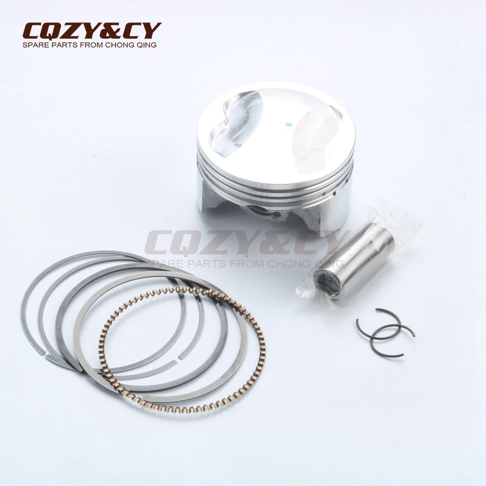 4 Valves 58.5mm 61mm/63mm /15mm Big Bore High Quality Piston & Piston Ring for PGO Bubu / Buddy 125 G-MAX 150 X-Hot 4V