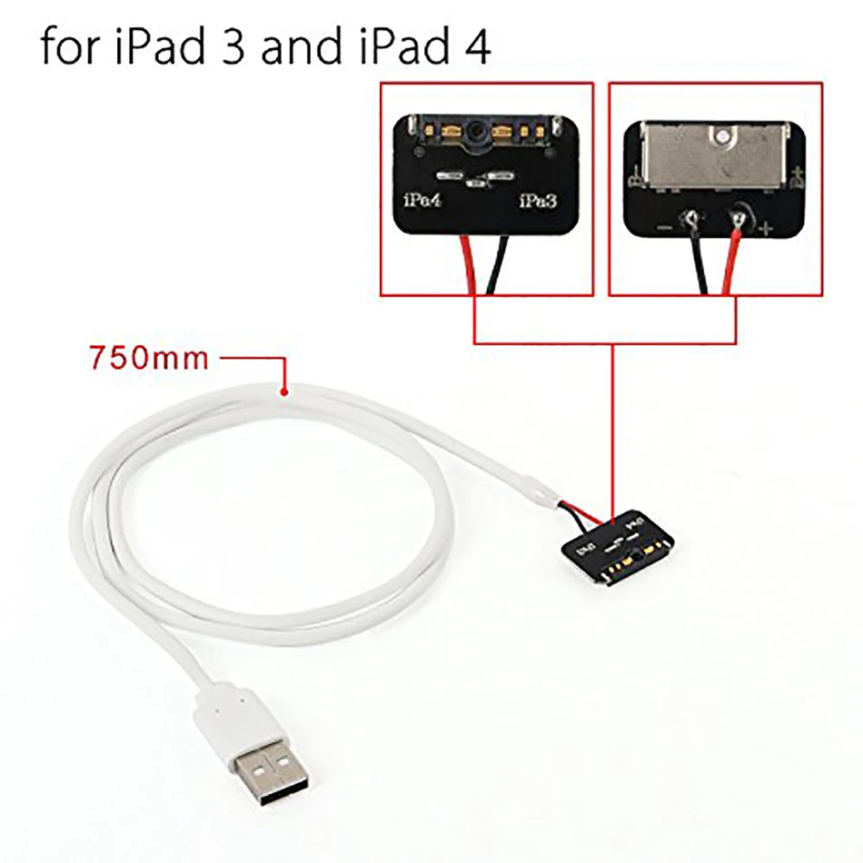 DC Power Power Supply Current Test Cable for iPad mini for iPad iPad mini 3 4 5 and Air 2  Testing Cable Repair Tools