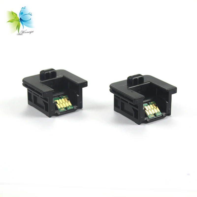 Winnerjet 5 sets T741X - T7414 One Time Use Chip with Chip Holder for Epson F6200 F6270 F7200 F7270 F9200 F9270 F9300 Printers