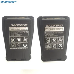 2PCS 7.4V 원래 Baofeng UV-B5 배터리 2000mAh 리튬 이온 워키 토키 양방향 라디오 UV B5 B6 baofeng uv-B6 액세서리