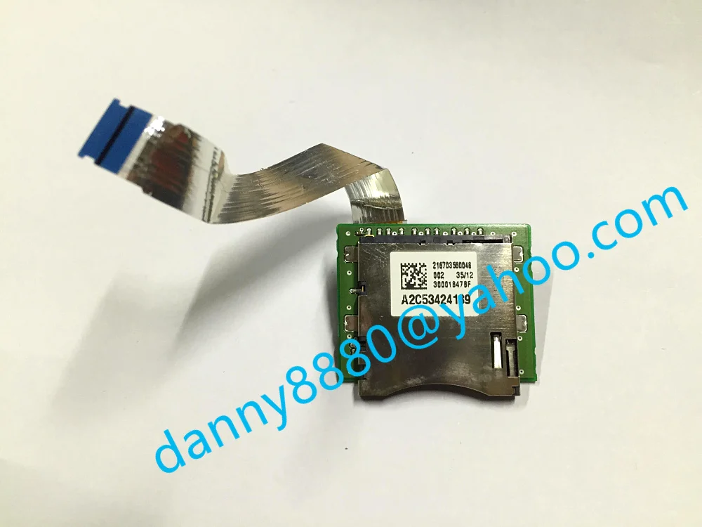 Free shiping SD Card Reader with flex cable for VW SKO&DA RNS510 VW Volkwagen RNS510 car GPS navigation audio