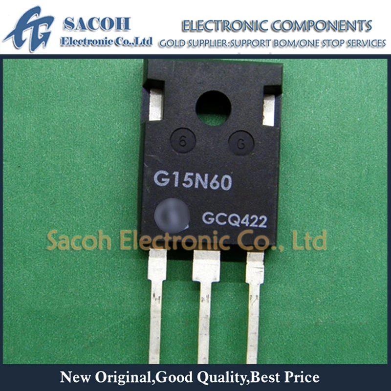 

New Original 10Pcs/Lot SGW15N60 G15N60 OR SKW15N60 K15N60 TO-247 15A 600V Power IGBT Consumer Transistor