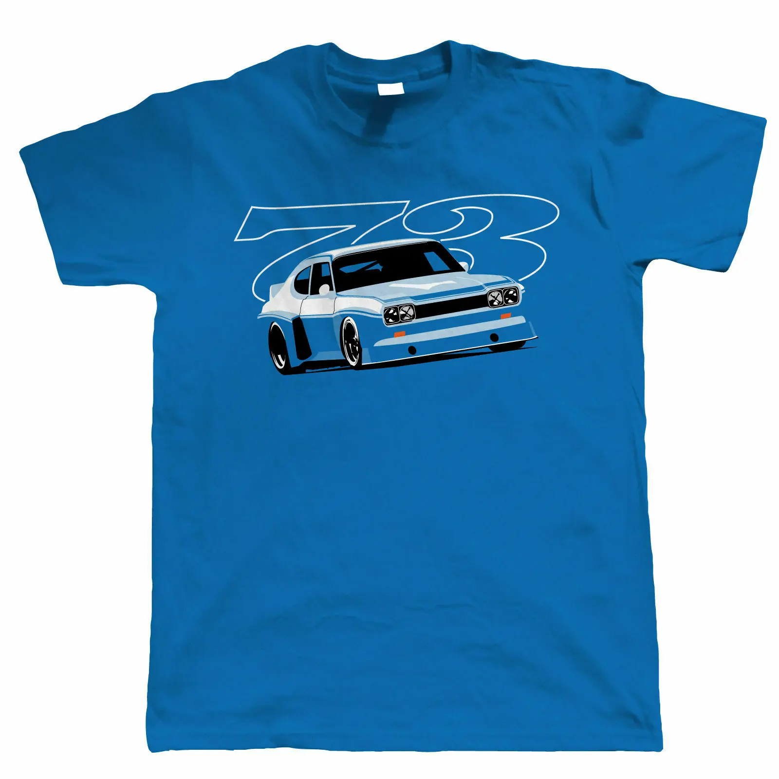 Broadspeed Capri 73 Mens Motorsport T Shirt - Classic Touring Car - Gift for Dad 2019 New Trendy Hot Sale Men High Quality Shirt