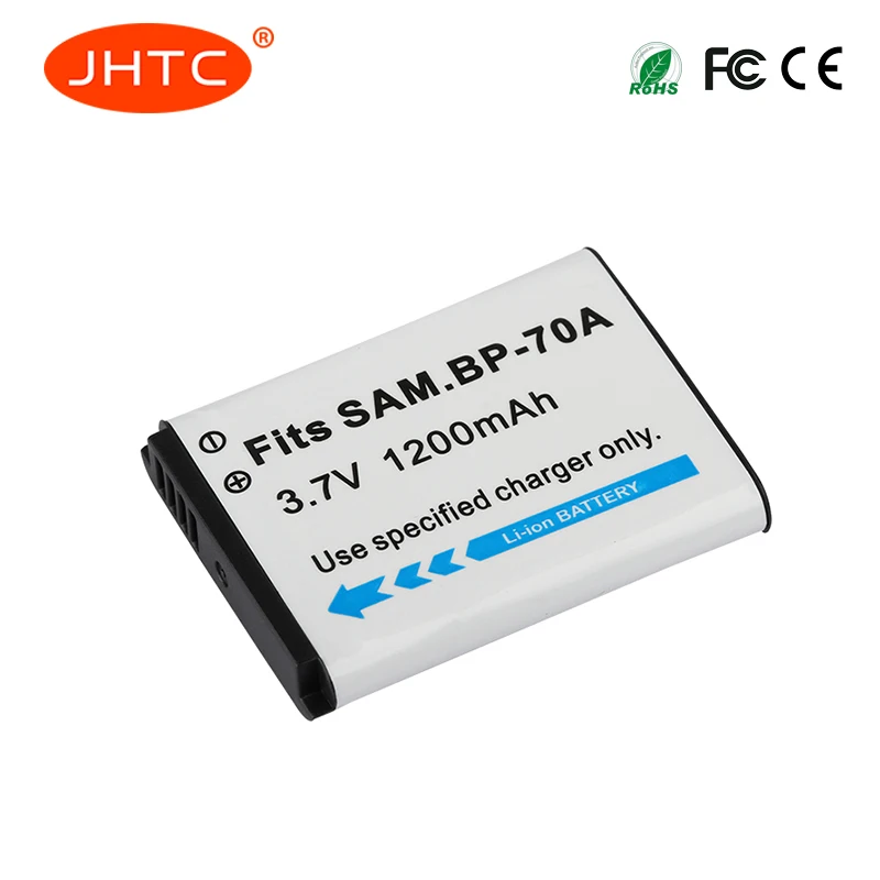 BP-70A แบตเตอรี่สำหรับซัมซุง AQ100 DV150F ES67 ES70 ES71 ES73 ES74แบตเตอรี่ IA-BP70A IABP70A 1200mAh