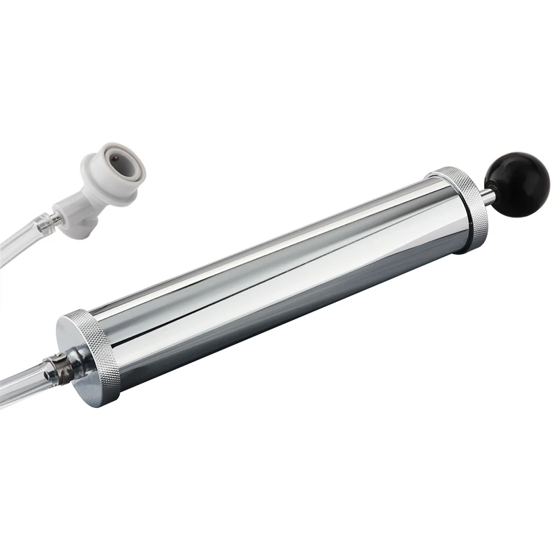 Beer Keg Air Pump,Co2 Pump With Gas Ball Lock,8 Inch Party Pump Beer Keg Tap Kit Homebrew Kegging Brewing Equipment