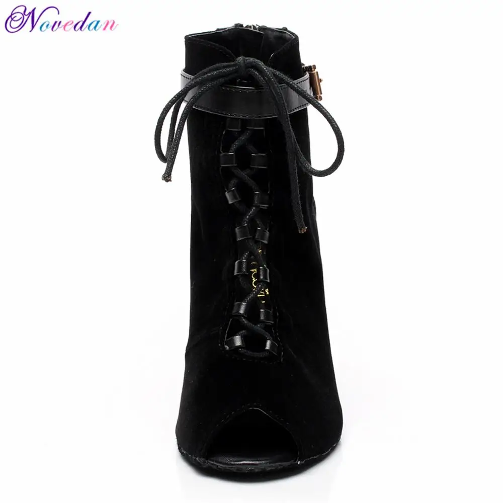 Woman Latin Dance Shoes Ladies Girls Sneaker Dancing Boots For Women Jazz Ballroom Kizomba Salsa Dance Shoes High Heels 8.5cm