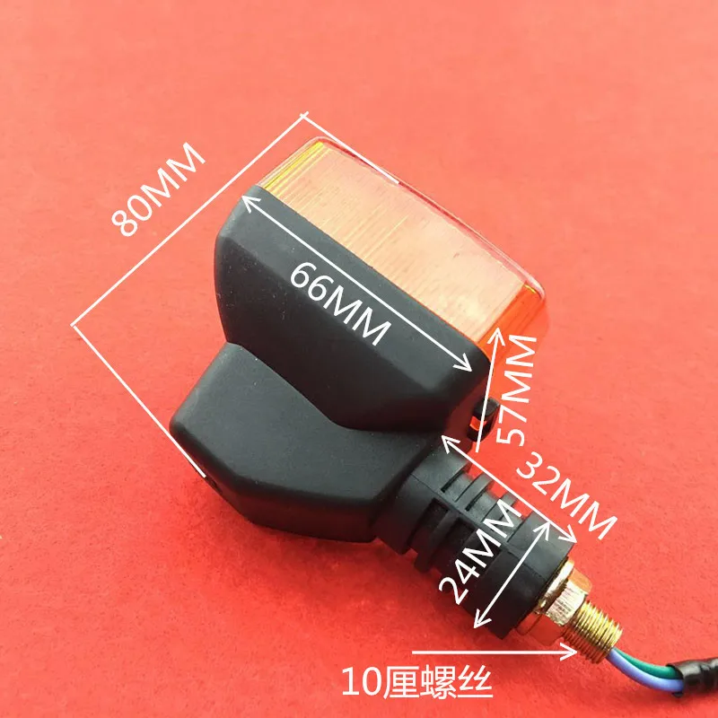1 pair scooter indicator parts motorbike turn signal light for honda 125 CBT125 lamp amber flasher motorcycle turn signals moto