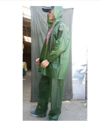 thick raincoat rain pants adult outdoor worker farmer raincoat suit