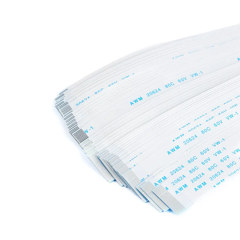 10PCS FPC/FFC Ribbon Flexible Flat Cable Pitch 0.5MM/1.0MM 14P Wire Length 6/10/15/20/25/30/40CM