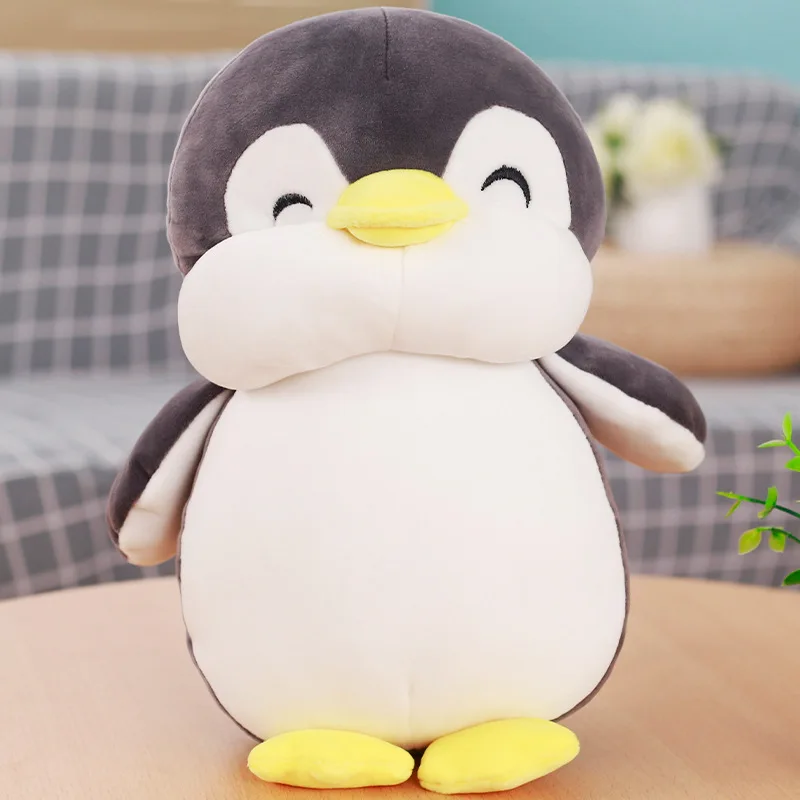 

big plush soft gray penguin toy lovely fat penguin doll gift about 60cm 2664