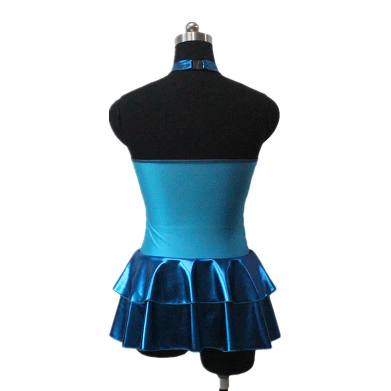 Ladies Girls Kids Metallic Skirts Sequin Bodice Dance Leotard Dress Costume Jazz Performance 2 Colors Available