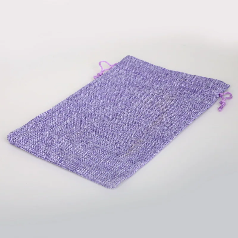 NiceBeads Fashion 4 Size Light Purple Cotton Linen Gift Pouch Bags Decorative Bags Pouch/Jewelry&Gift&Phone Package