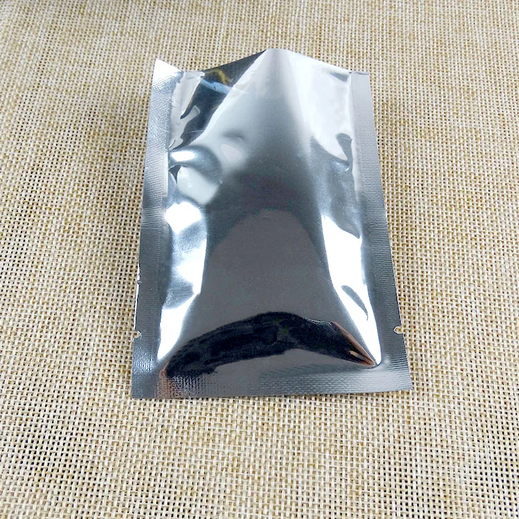 5*7cm, 200pieces/lot aluminium foil bag heat seal packing food bag/vacuum plastic pouch, coffee bean sack heat sealable