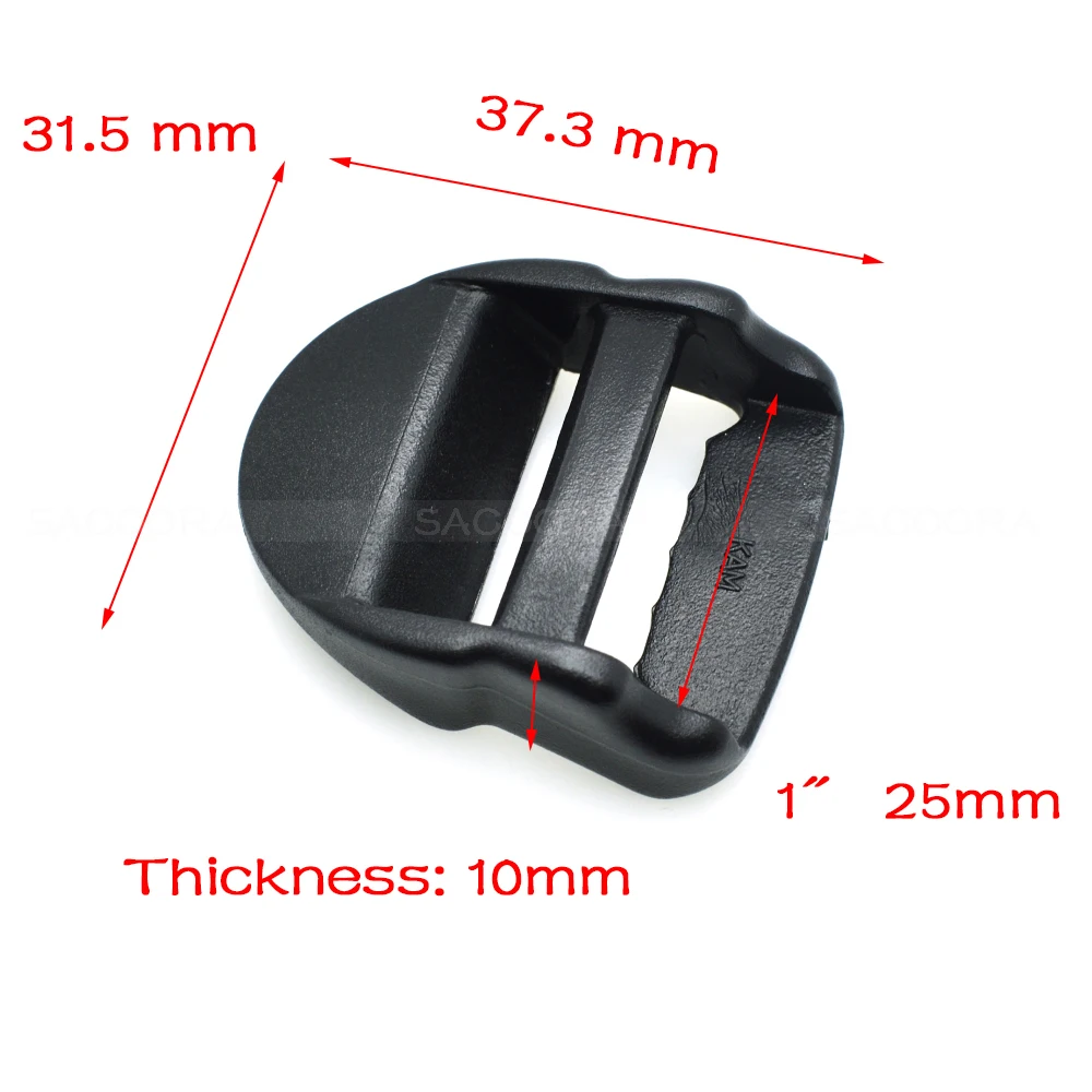 15mm 20mm 25mm 30mm 38mm Ladder Lock Slider Plastic Buckles Backpack Straps For Student bag Travelling bag Outdoor sports bag