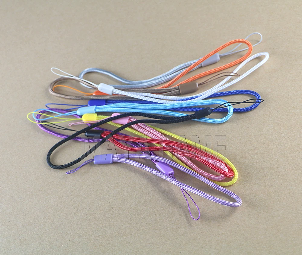 10 stks OCGAME Regenboog Gevlochten Lariat Lanyard Pols Touw Voor GBA GBA SP Draagriem