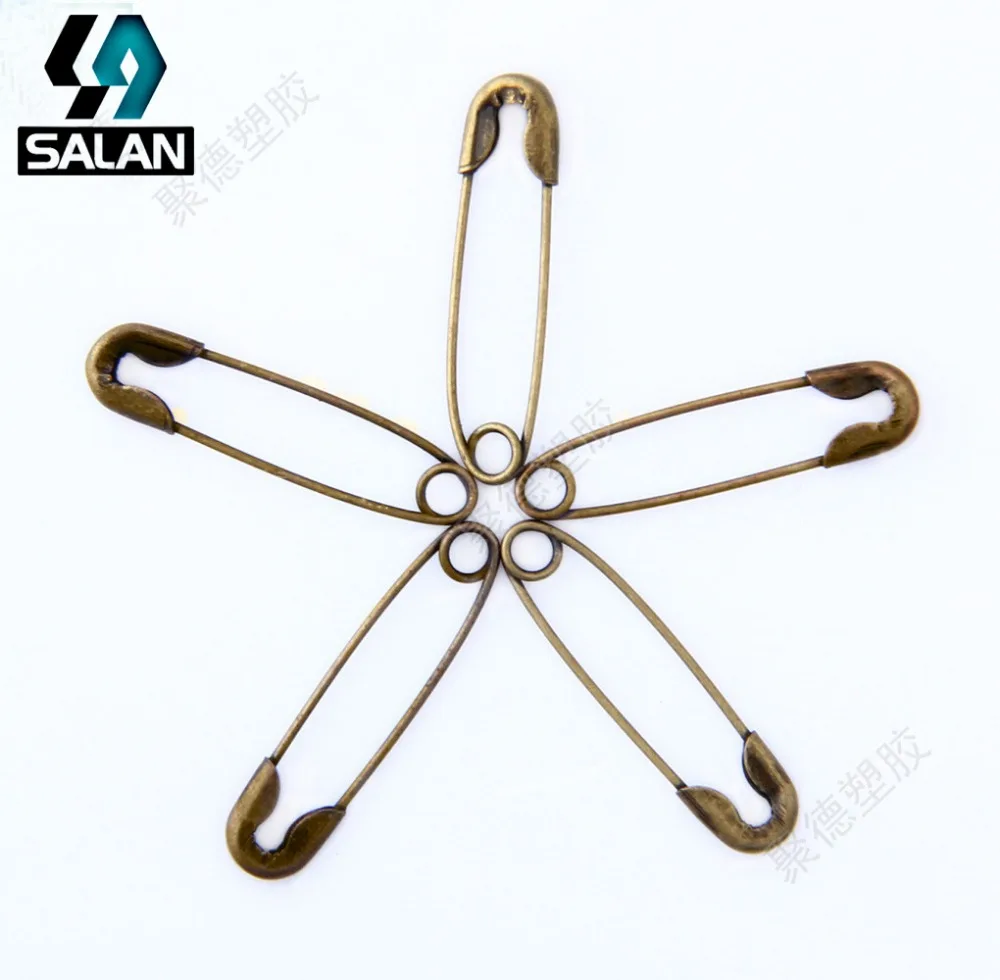 Manufacturers wholesale gourd pin copper / gold / silver safety pin 19mm tag pin