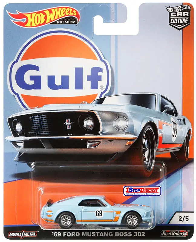 Hot Wheels Car Culture Gulf FIAT/NISSAN/FORD 1/64 Collection Metal Diecast Car