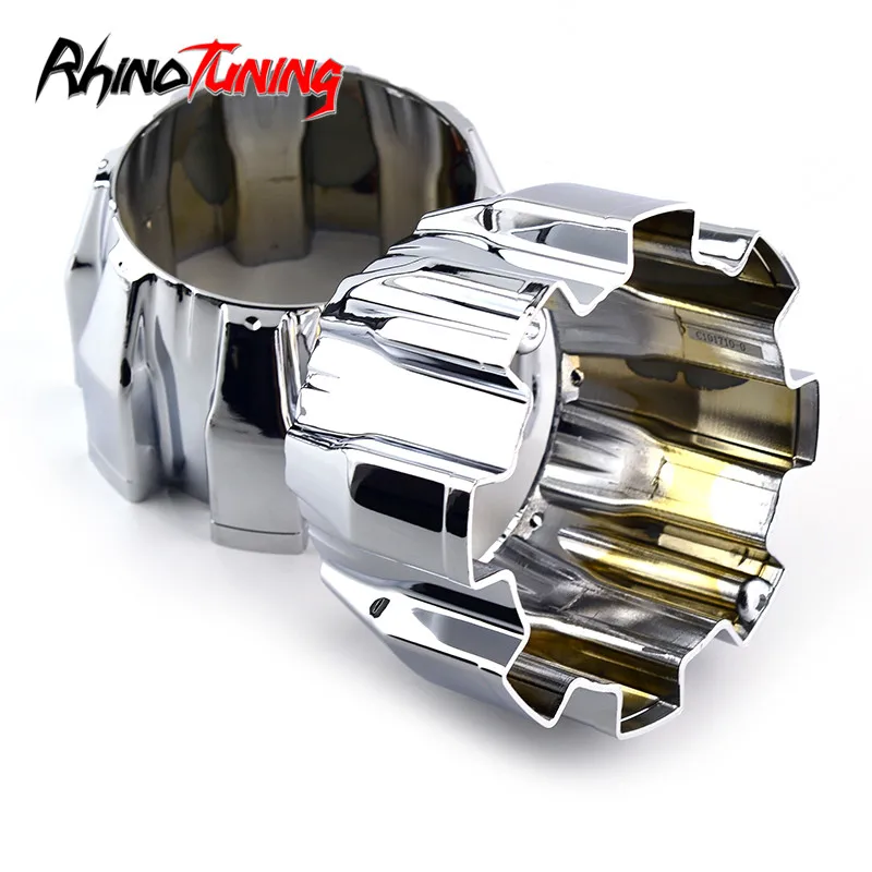 RhinoTuning 4pcs OD 166mm Wheel Center Hubcap Open End Alloy Wheels Fit ION 171 174 C101710-0 Auto Replacement Parts Wheel Cap